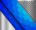 Abstract background blue mosaic Royalty Free Stock Photo