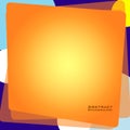 abstract background blue orange social media post with copy space text space