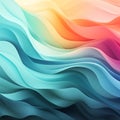 Abstract background with blue, orange and yellow waves. Vector illustration, Dynamic Effect Abstract Background Royalty Free Stock Photo