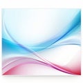 an abstract background with blue pink and white waves Royalty Free Stock Photo