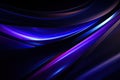 abstract background with blue and purple wavy lines, vector illustration, Futuristic Sci-Fi Abstract Blue And Purple Neon Light Royalty Free Stock Photo