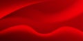 Vector Abstract Red Gradient Background with Blurred Curves Royalty Free Stock Photo