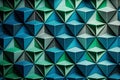 abstract background with blue rombs Generative AI