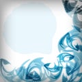 Abstract background in blue shades, water theme Royalty Free Stock Photo