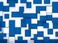 abstract background with blue squares and white stripes, AI Generated Royalty Free Stock Photo