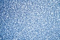 Abstract background from blue styrofoam ball texture