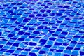 Abstract background from blue tiled pool Royalty Free Stock Photo