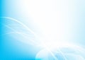 Abstract background blue wave curve and lighting element vector Royalty Free Stock Photo