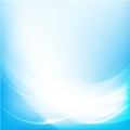 Abstract background blue wave curve and lighting element vector Royalty Free Stock Photo