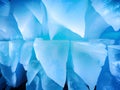 abstract background of blue and white ice cubes, AI Generated Royalty Free Stock Photo