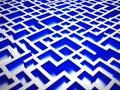 abstract background with blue and white squares , Ai Generated Royalty Free Stock Photo
