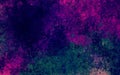 Green purple lilac pink black blue violet magenta old abstract background with blur, gradient and watercolor texture.