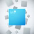 Abstract background with blured squares