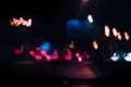 Abstract background blurred colored marks from fast moving cars night Royalty Free Stock Photo