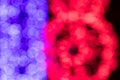 Abstract background. Blurred colorful circles bokeh of Christmas lights Royalty Free Stock Photo