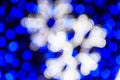 Abstract background. Blurred colorful circles bokeh of Christmas lights Royalty Free Stock Photo