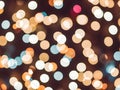 Abstract background with blurred gold bokeh lights Royalty Free Stock Photo