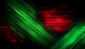 Abstract background blurred green red colorful rays light on black with the gradient texture lines effect motion Royalty Free Stock Photo