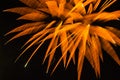 Abstract Background: Blurred Orange Fireworks