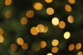 Abstract background with blurred Christmas lights, bokeh effect Royalty Free Stock Photo