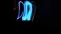 Abstract background of Blurry colorful of motions light painting