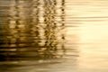 Abstract background of blurry column reflection in the water Royalty Free Stock Photo