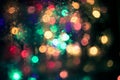 Abstract background with blurry lights