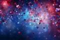 abstract background with bokeh light blue red purple colorful gradient background Royalty Free Stock Photo