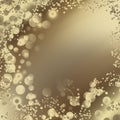 Abstract background with bright bubbles