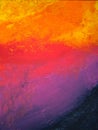 Abstract background bright multi colors of orange yellow pink purple and blue.
