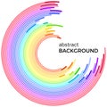 Abstract background with bright rainbow colorful lines. Royalty Free Stock Photo