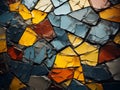 abstract background of broken mosaic tiles 3d rendering stock fot