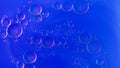 Abstract background bubbles liquid circles blue