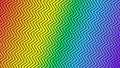 Vector Abstract Rainbow Gradient Background with Diagonal Zigzag Lines Texture Royalty Free Stock Photo