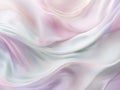 Abstract background of smooth flowing silk with soft wave of pastel colors Royalty Free Stock Photo