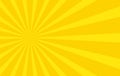 Abstract background with cartoon rays of yellow color. Template Royalty Free Stock Photo