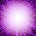 Illustration of dazzling ultraviolet light