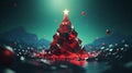 Abstract Background Christmas theme wallpaper