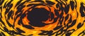 Abstract background with circle fire swirls