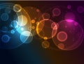 Abstract background with circles