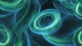 abstract background with circles A blue and green spiral of fire that changes color Royalty Free Stock Photo