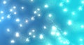 abstract background of circles with light stars with blue gradient Royalty Free Stock Photo