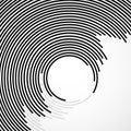 Abstract background of circles with lines, technology backdrop, geometric shapes Royalty Free Stock Photo