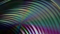 Abstract background of circular layers of metal plates with rainbow reflections Elegant and Modern 3D Rendering image