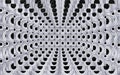 Abstract background of circular metal grids of fractal shape. Fractal backgrounds. 3d render.