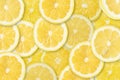 Abstract background with citrus-fruit of lemon slices. Close-up. Studio photography Royalty Free Stock Photo