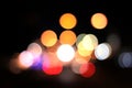 Abstract background of city colorful night lights Royalty Free Stock Photo