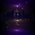 Abstract background with City night. luxury designs. Vector eps10 illustration