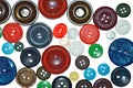 Abstract background with color buttons for clothes Royalty Free Stock Photo