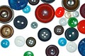 Abstract background with color buttons for clothes Royalty Free Stock Photo